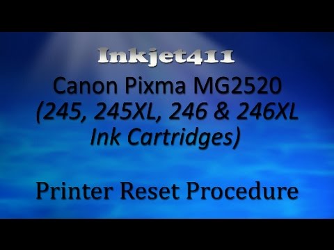 Canon pixma mg2520 printer manual