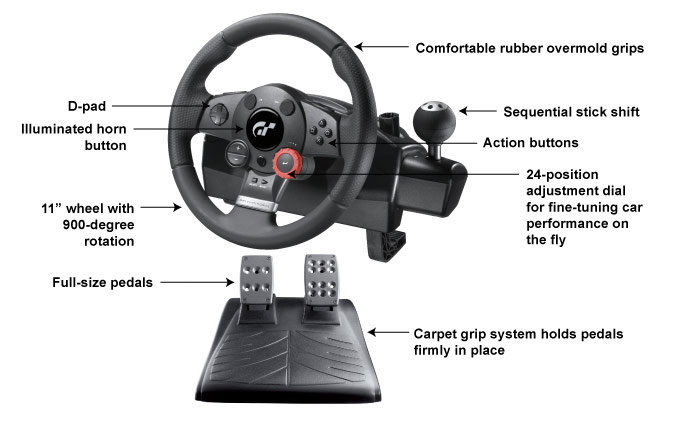 Logitech Driving Force Gt Steering Wheel User Manual